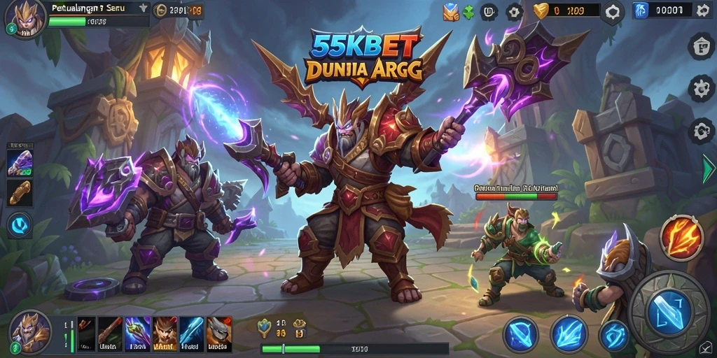 Tangkapan layar dari gameplay seru di 55KBET dengan aksi pertarungan mendebarkan.