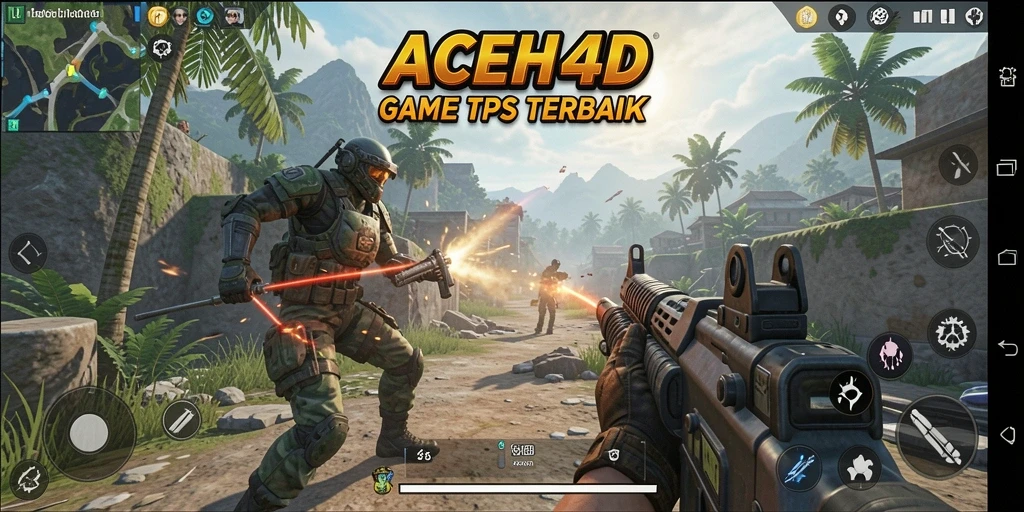 Tampilan gameplay seru dari ACEH4D dengan aksi tembak-menembak yang mendebarkan.