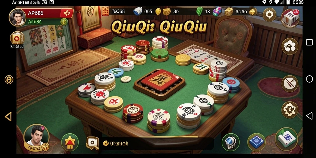Tampilan gameplay AP686 yang mendebarkan saat bermain QiuQiu.