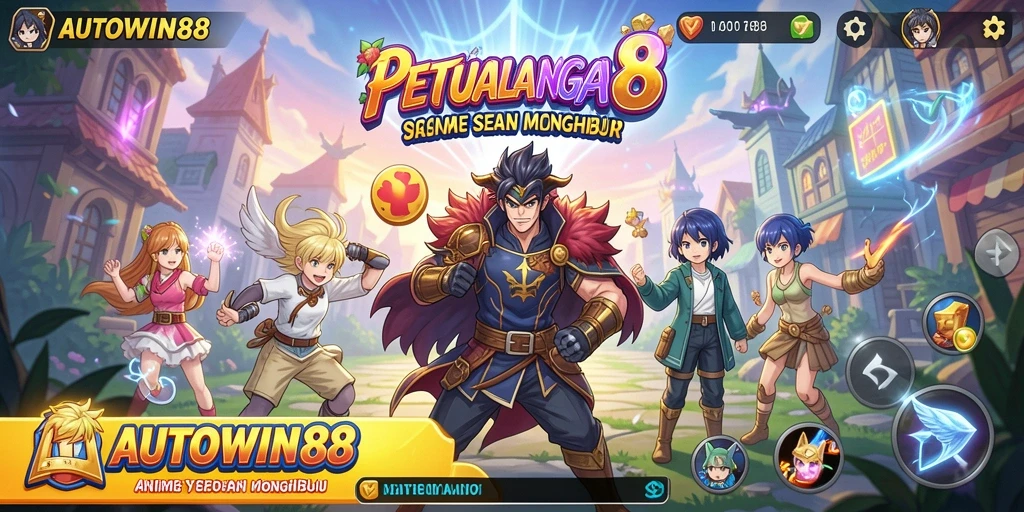 Menampilkan aksi seru dalam game Anime AUTOWIN88.