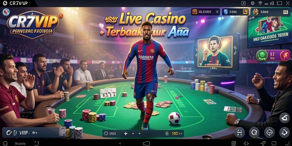 Screenshot utama CR7VIP menampilkan gameplay langsung yang menarik.