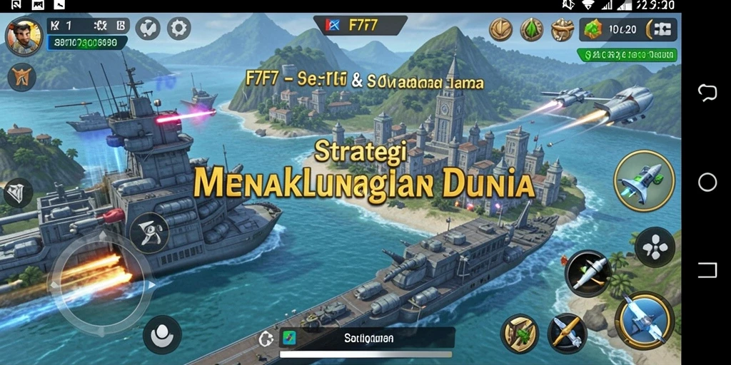 Tampilan gameplay menegangkan di F7F7 dengan strategi yang mendalam.