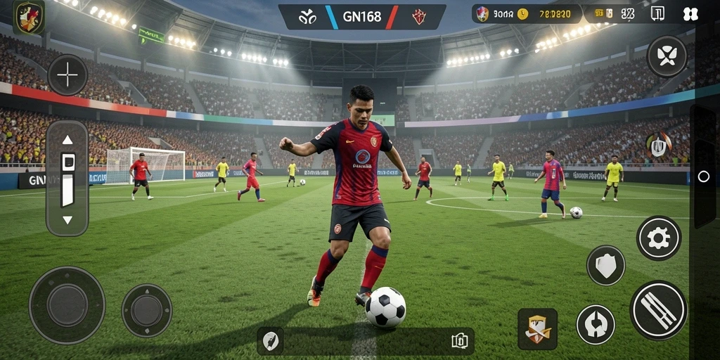 Tampilan gameplay seru dan aksi menegangkan di GN168.