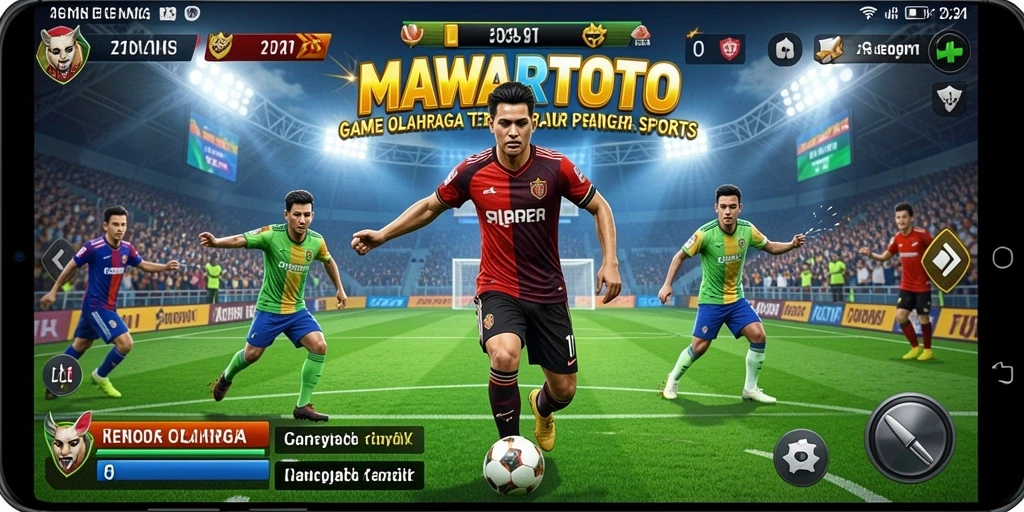 Screenshot gameplay MAWARTOTO dengan aksi seru olahraga.