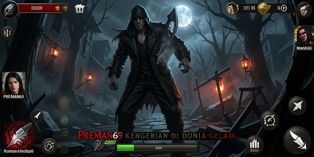 Gameplay menyeramkan dengan suasana kegelapan yang mencekam.