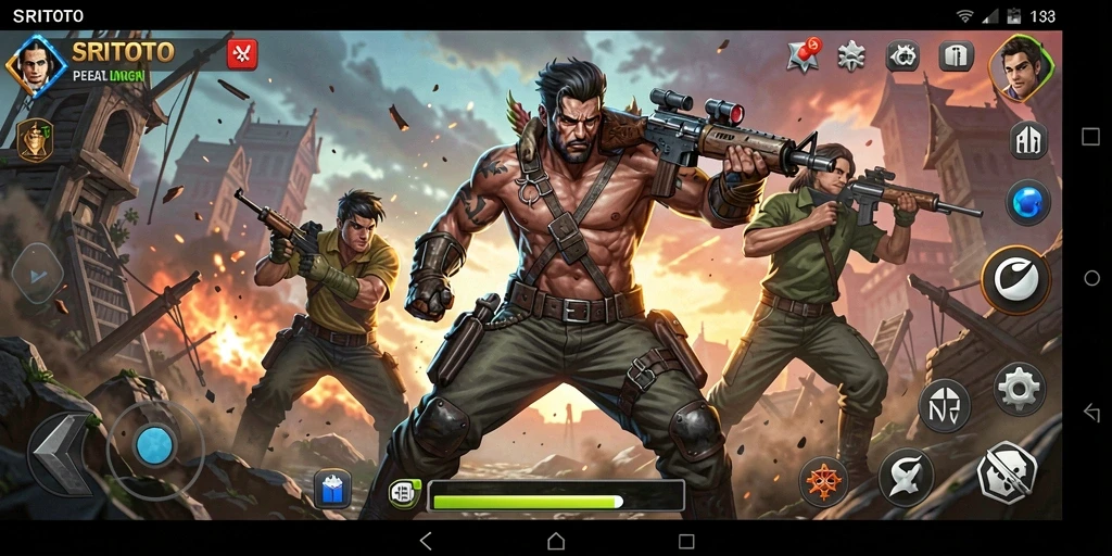 Screenshot gameplay SRITOTO menampilkan aksi seru dan tantangan mendebarkan.