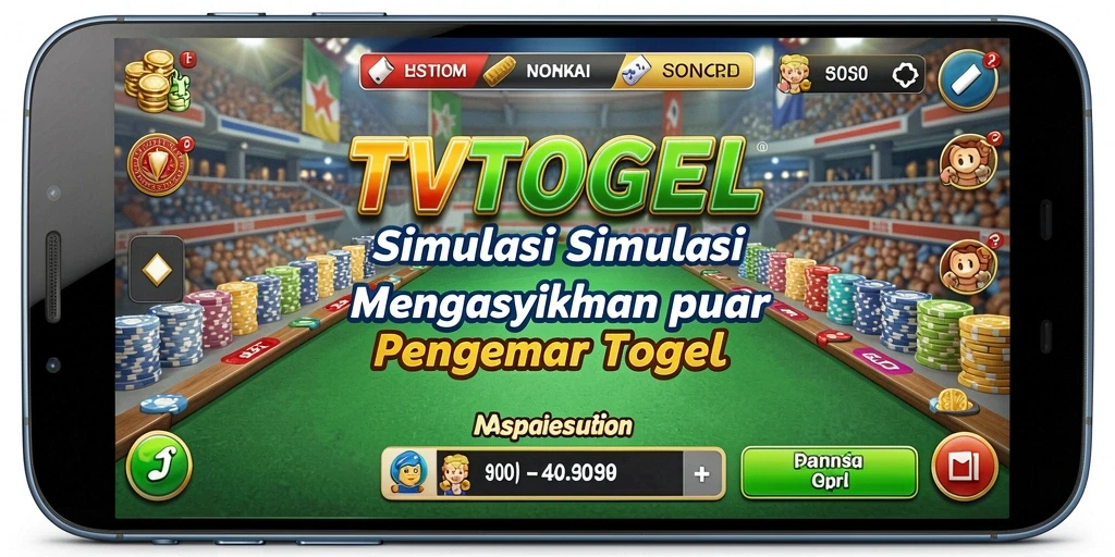 Tampilan gamplay <strong>TVTOGEL</strong> menampilkan keseruan permainan togel.