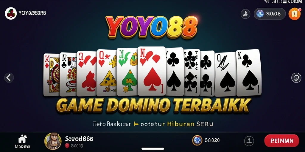 Tampilan gameplay menarik di game Domino YOYO88.