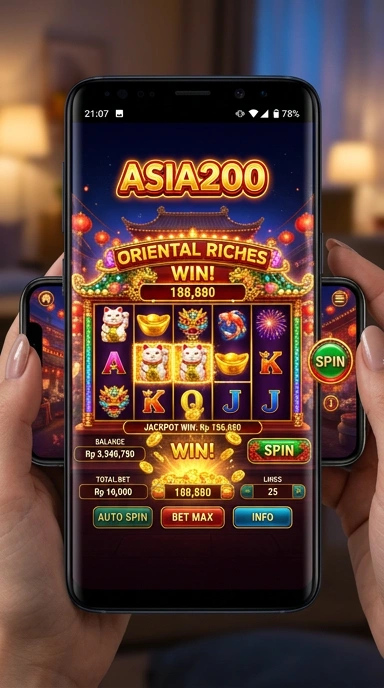 Proses unduh aplikasi di asia200 yang cepat dan mudah.